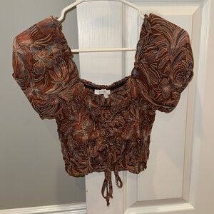 Vanilla Sky Boutique - Brown Top